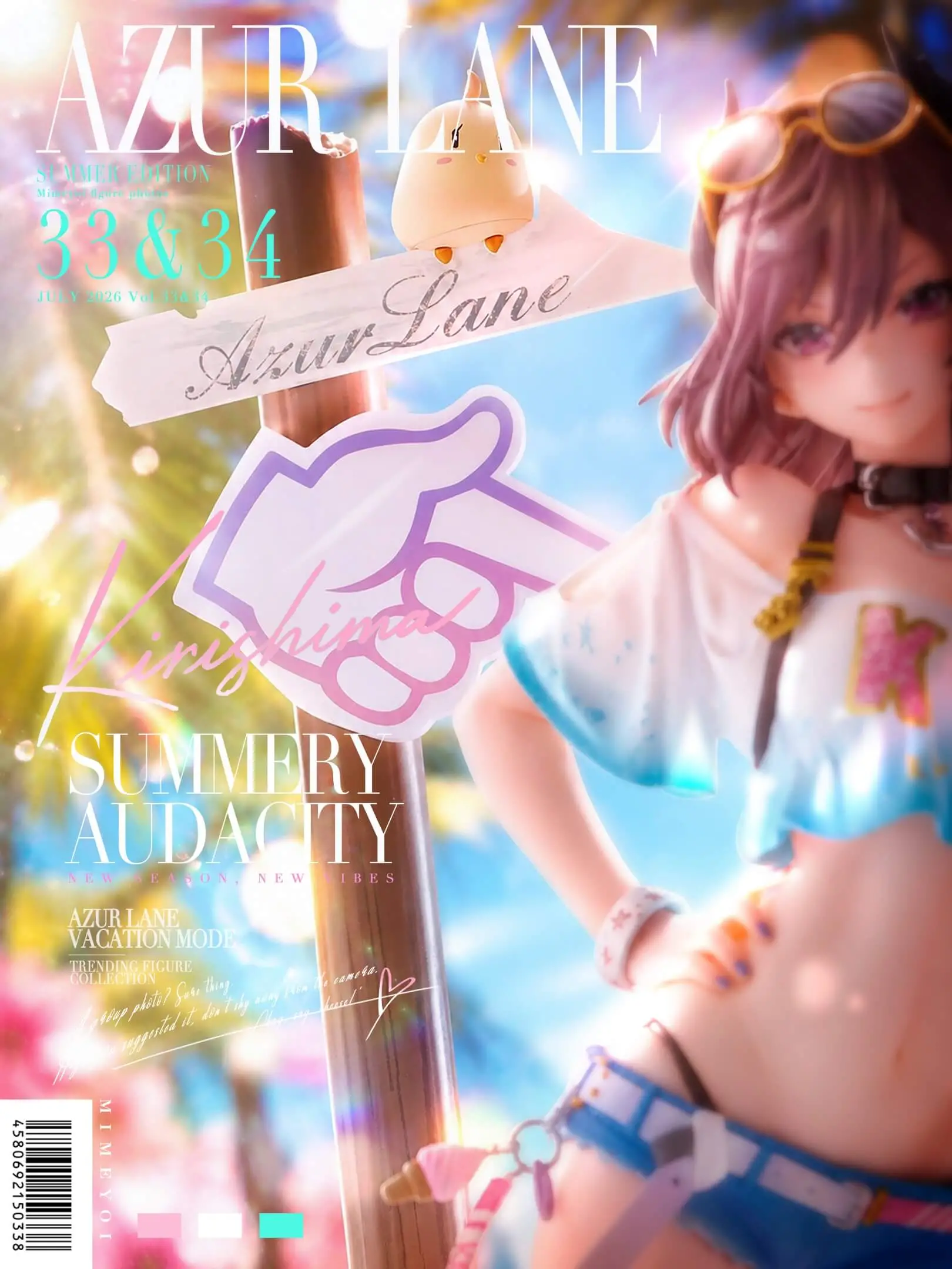 Figurine Kirishima Ver. Bravely Summer de Azur Lane par Mimeyoi